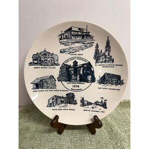 1976 Todd County Minnesota Bicentennial Plate Kettlesprings USA
